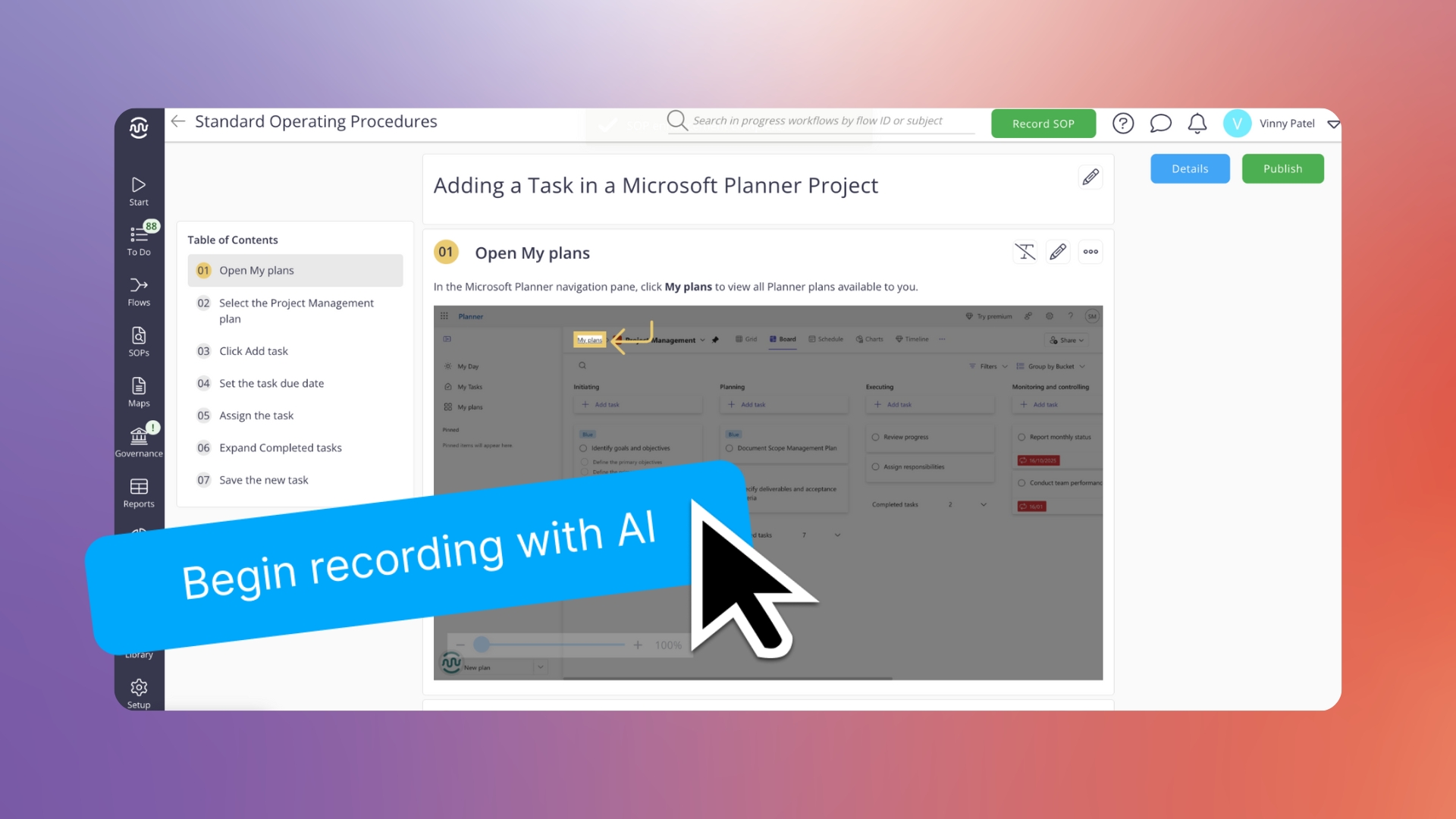 Introducing AI Enhanced SOPs - Same Capture, Smarter Detail