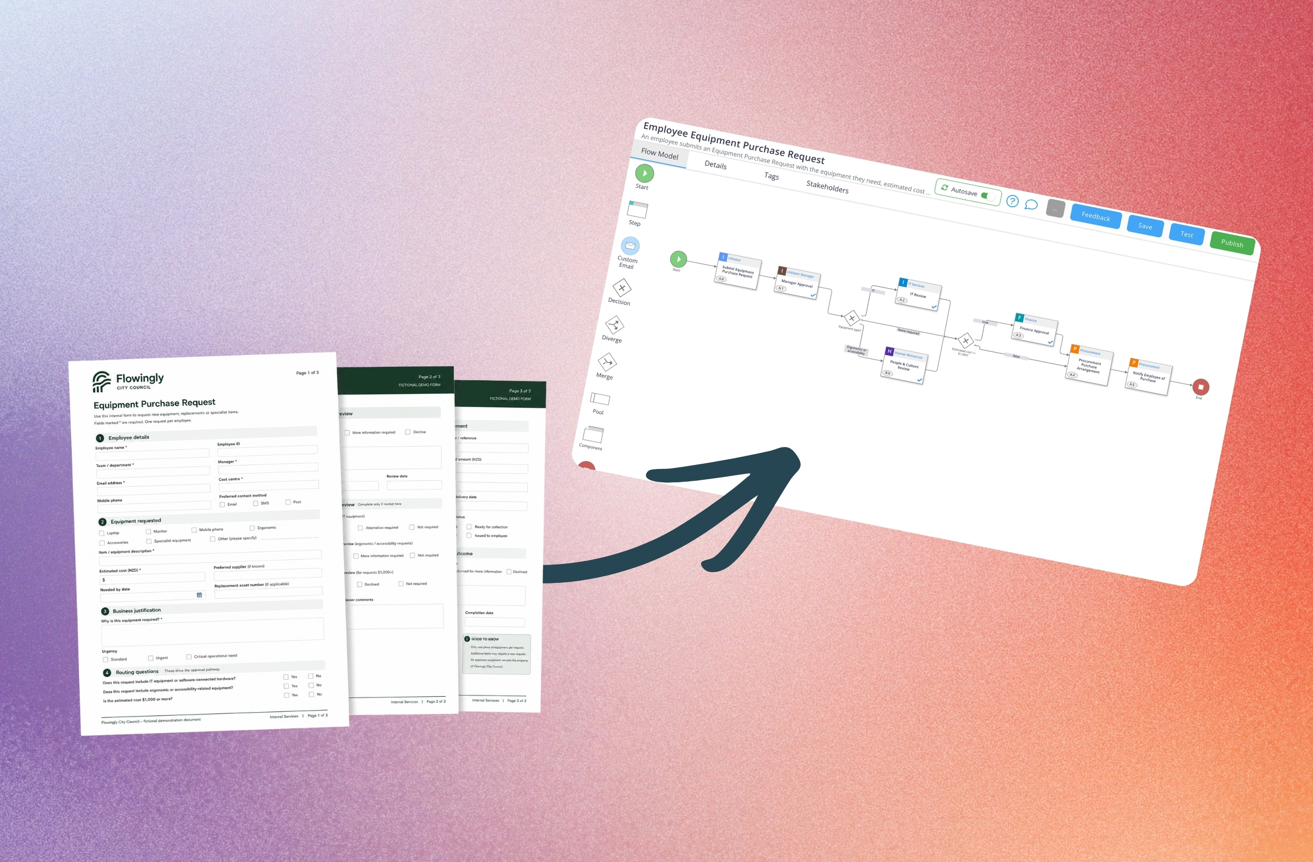 Turn an existing form into a Flowingly workflow